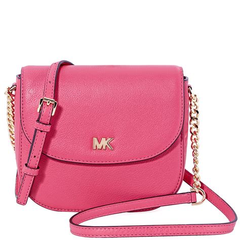 michael kors crossbody bag rosa|Michael Kors pink canvas tote.